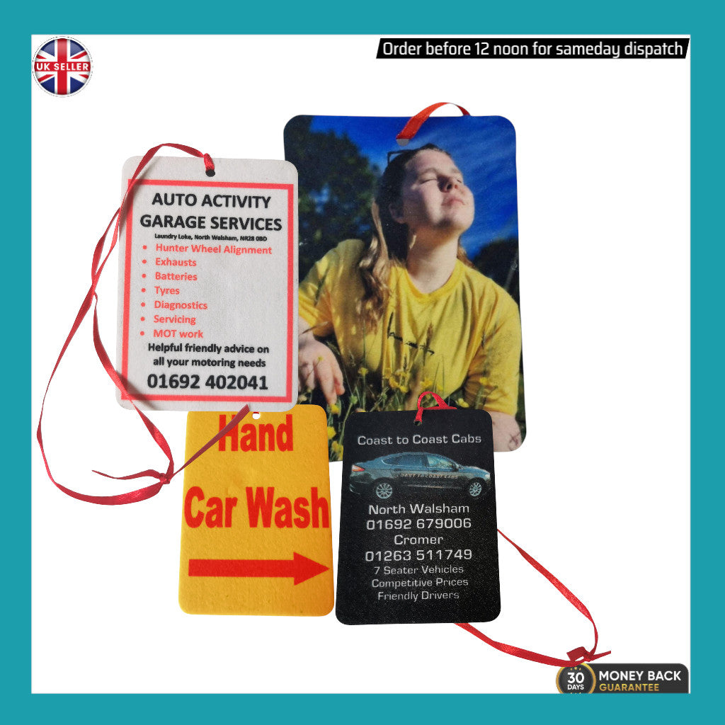 Personalised Car Hanging Air Freshener