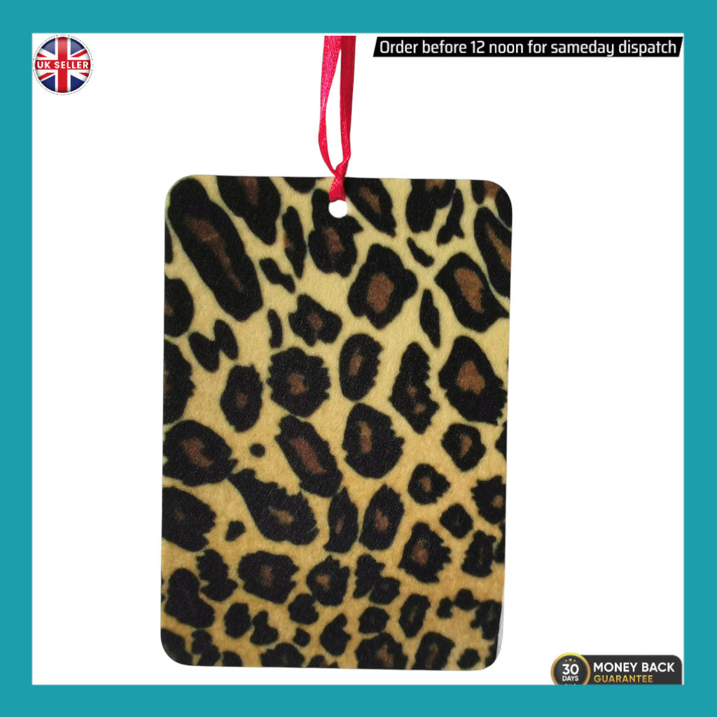 Leopard Print Hanging Air Freshener
