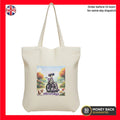 Fibromyalgia Wheelchair Skeleton Double Handle Tote Bag – Disability Awareness Gift