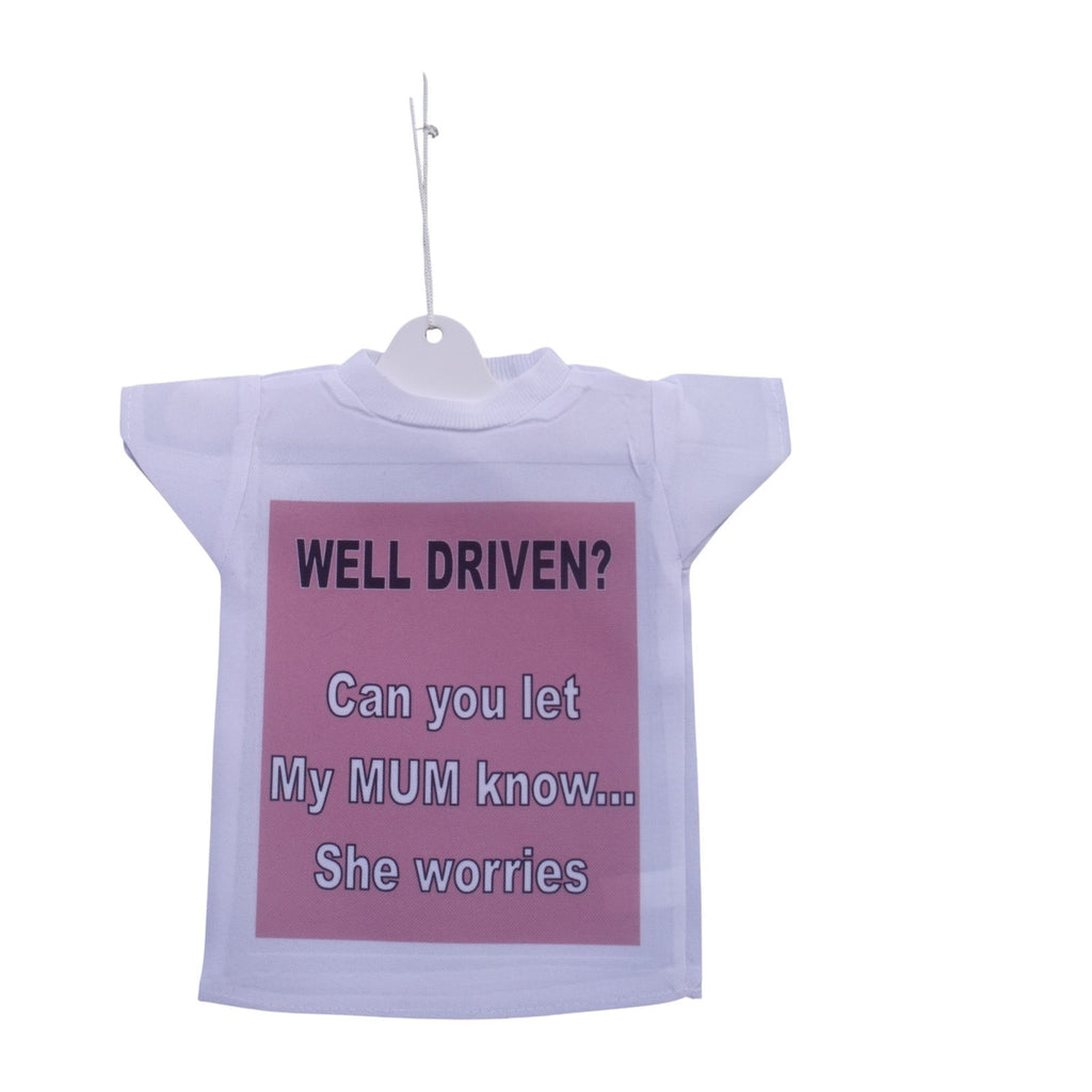 Car Hanging Mini T-Shirt Well Driven