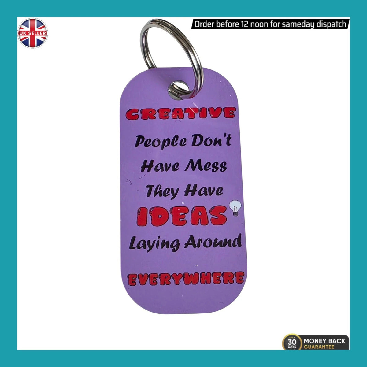 Creative People Keyring – Funny Gift for Artists, Crafters, Designers & Creative Minds