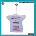 Personalised Car Hanging Mini T-Shirt