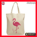 Pink Flamingo Cotton Tote Bag – Bird & Wildlife Lover Gift