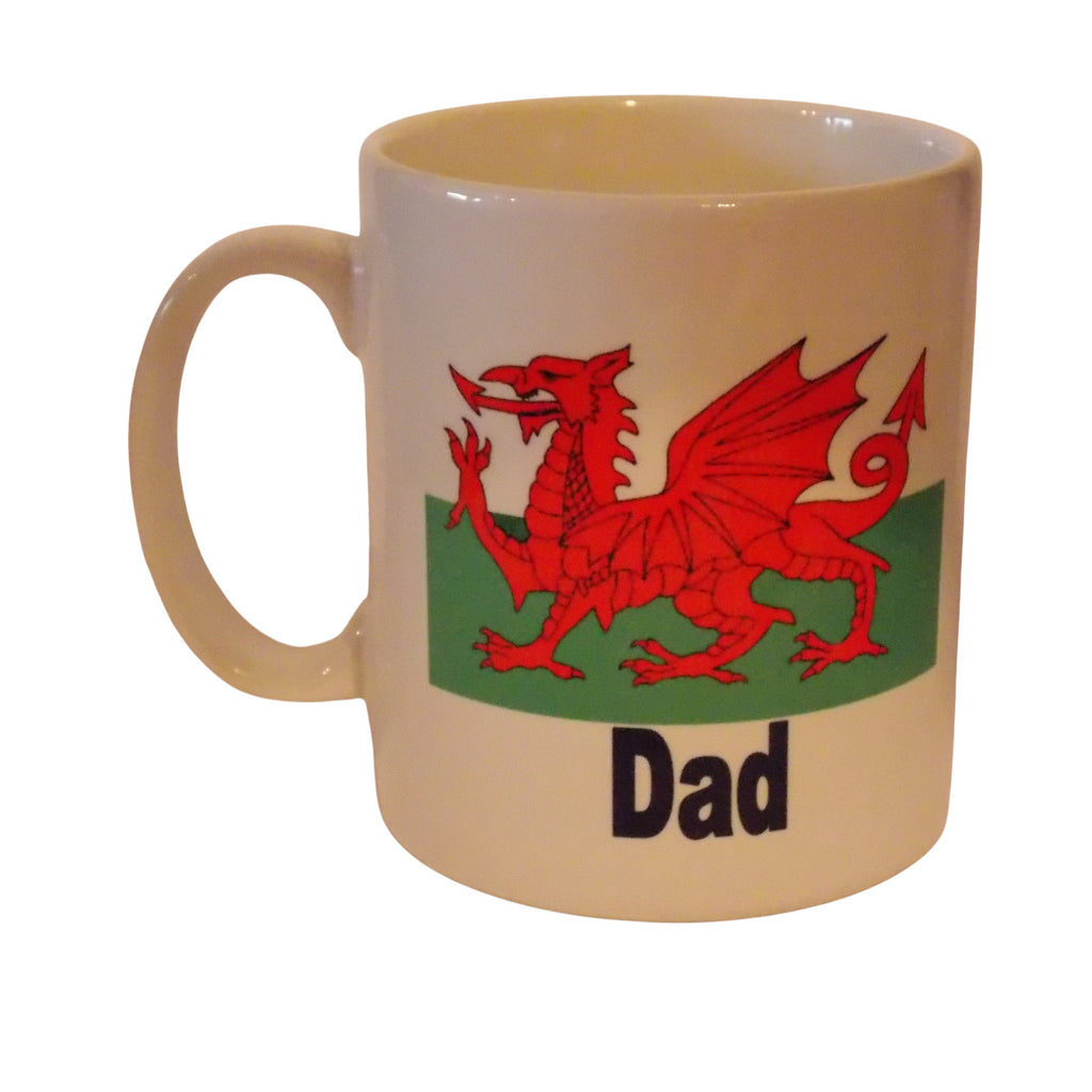 Personalised Welsh Dragon Builder’s Mug