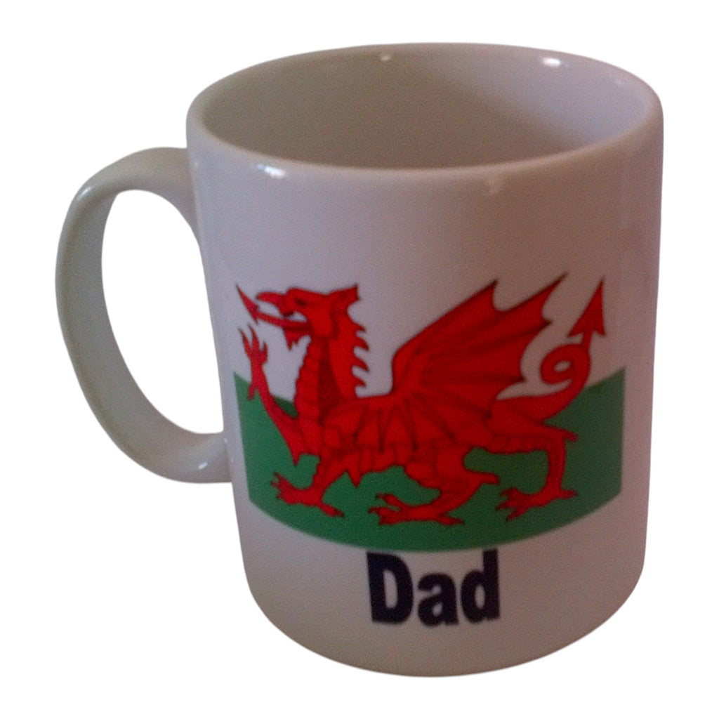 Personalised Welsh Dragon Builder’s Mug
