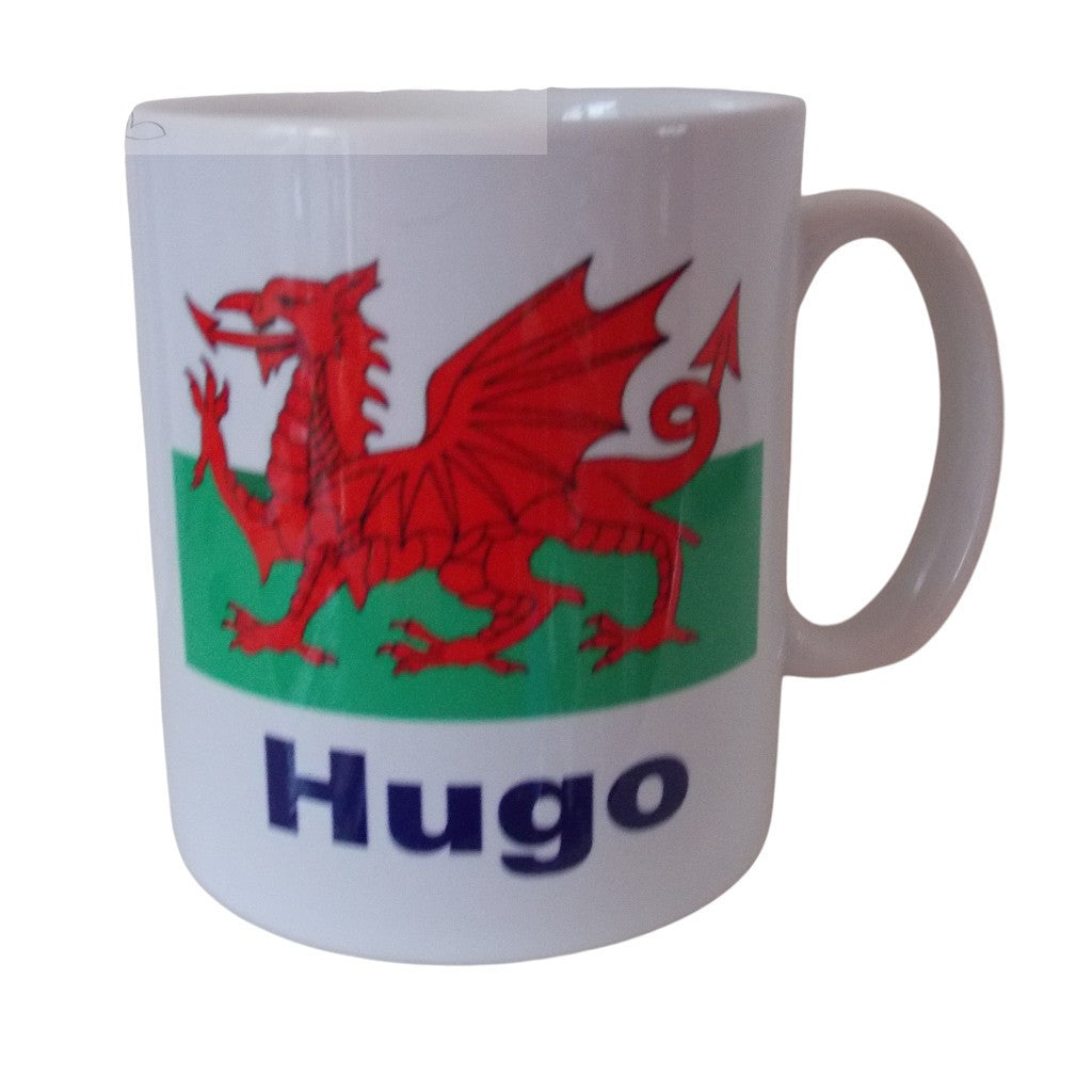 Personalised Welsh Dragon Builder’s Mug
