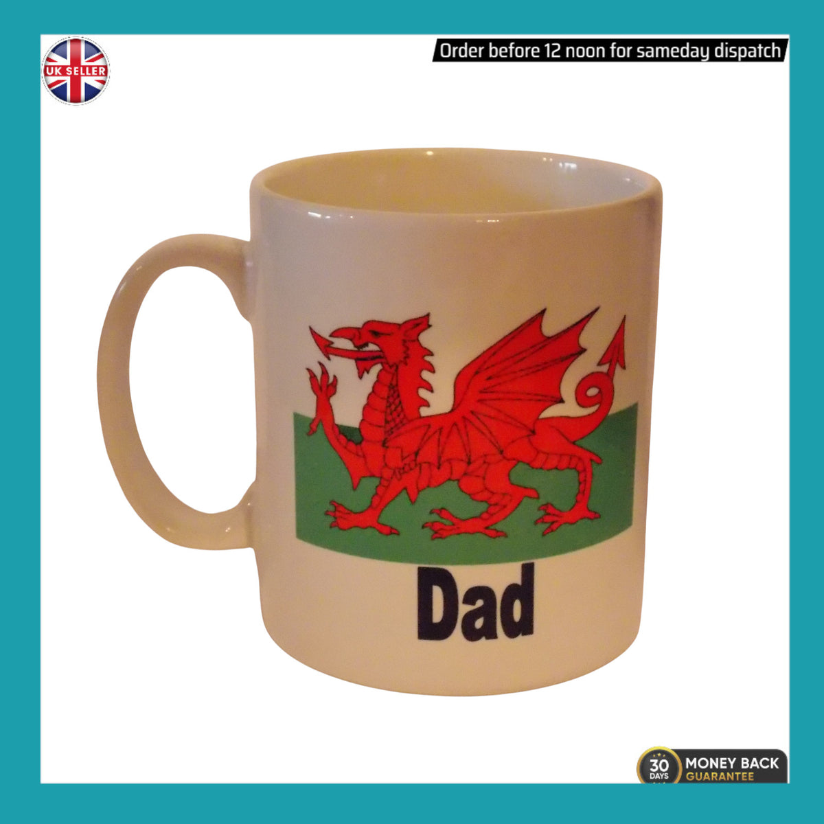 Personalised Welsh Dragon Builder’s Mug