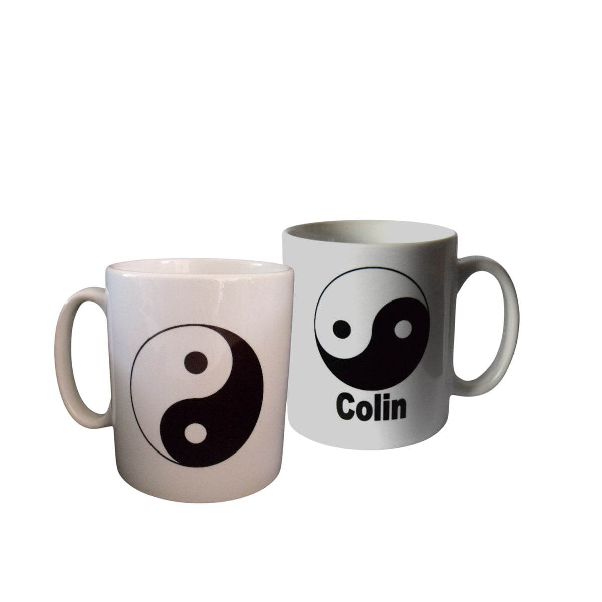 Yin Yang Mug Can be Customed With a Name