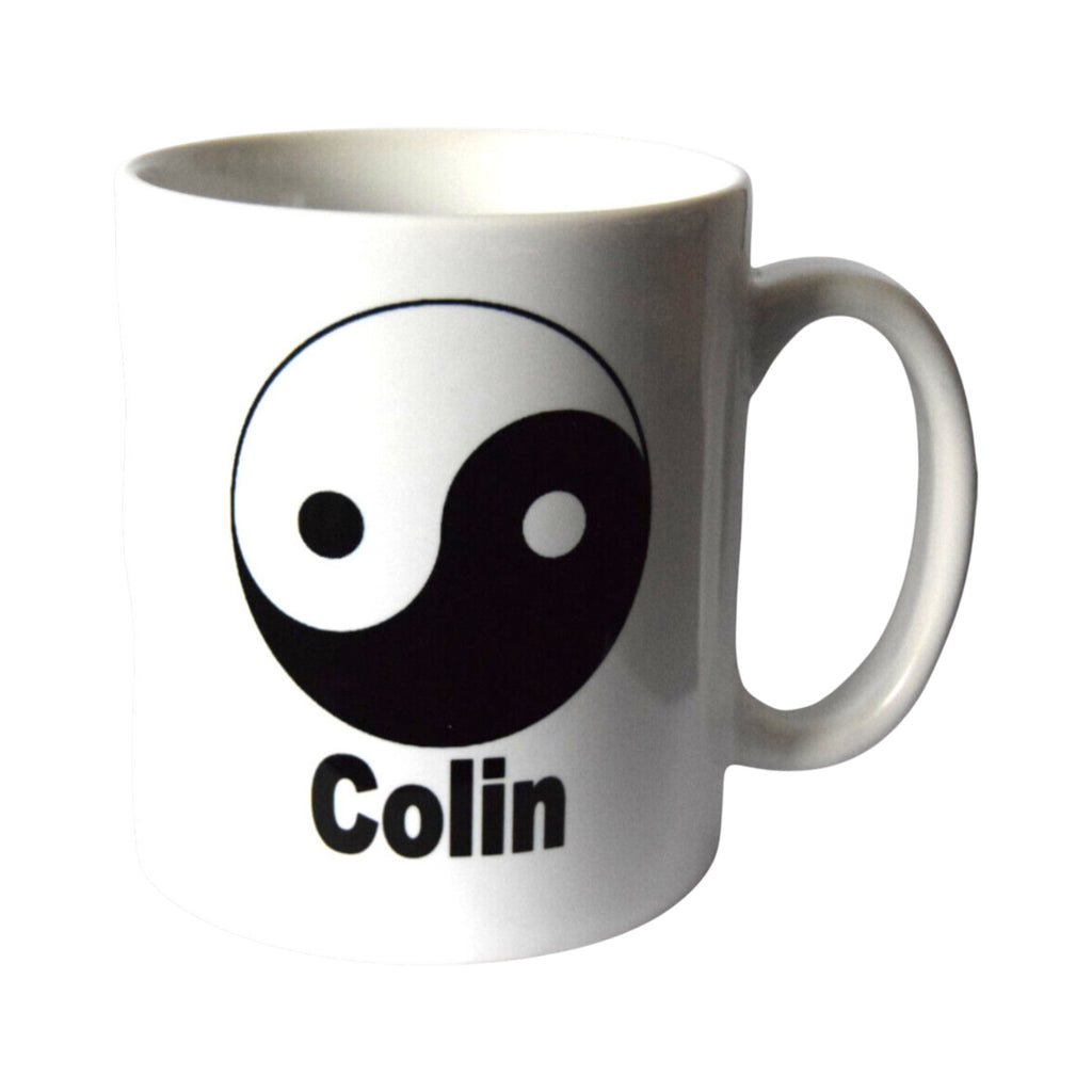 Yin Yang Mug Can be Customed With a Name